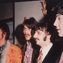 British pop group the Beatles, (from left to right), John, George, Ringo and Paul, circa 1967. (Phot...