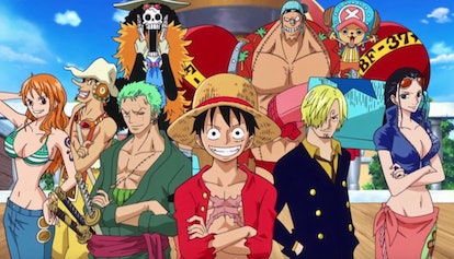 The anime version of 'One Piece.'
