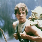 American actor Mark Hamill on the set of Star Wars: Episode V - The Empire Strikes Back directed by ...