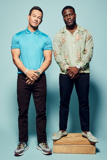 Kevin Hart & Mark Wahlberg  On Movie ‘Me Time,’ Parenting & Being A “Cool Dad”