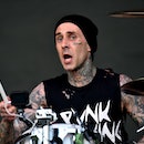 SAN FRANCISCO, CALIFORNIA - AUGUST 09: Travis Barker of Blink-182 performs onstage during the 2019 O...