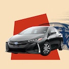 Collage of Toyota RAV4 Prime and Kia Sportage Hybrid SX