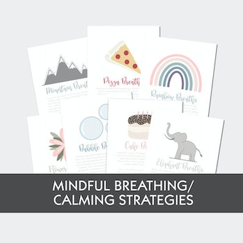 Printable Mindful Breathing Cards